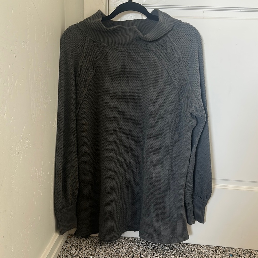 Free People Mock Neck Sweater